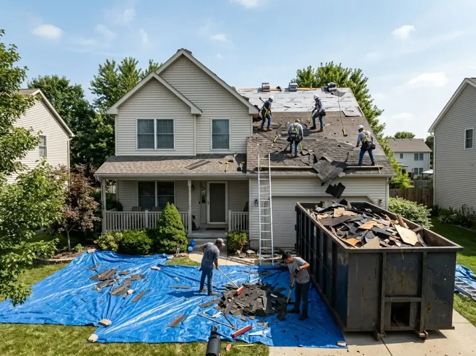 roof-replacement-debris-remova-004 — frequently asked questions, Cheapest Dumpster Rentals in Middleburg Heights, OH